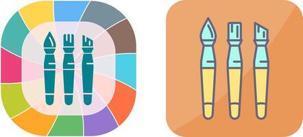 Brushes Icon Design vector