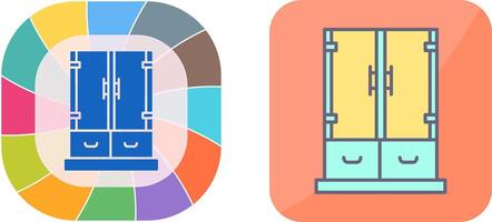 Cabinet Drawer Icon Design vector