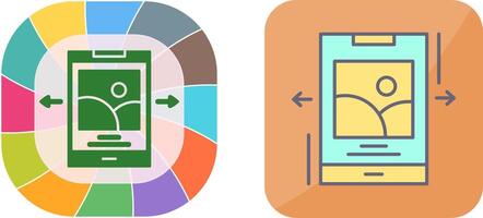 Swipe Icon Design vector