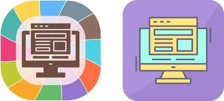 Adaptive Layout Icon Design vector