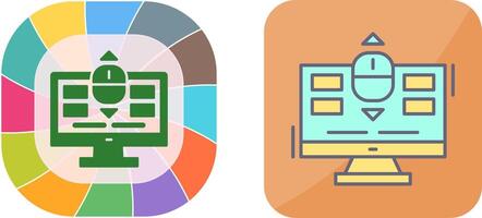 Scroll Icon Design vector