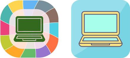 Laptop Icon Design vector