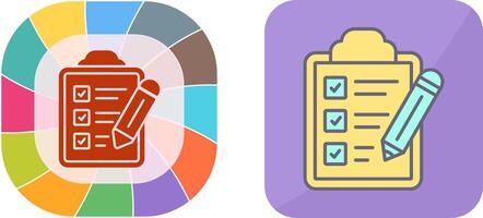 Checklist Icon Design vector