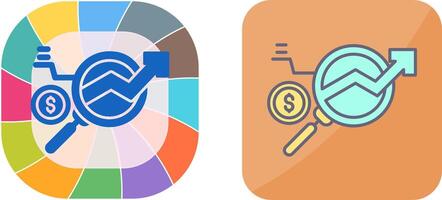 Data Research Icon Design vector