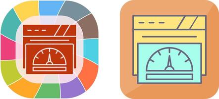 Speedometer Icon Design vector