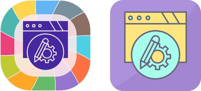 Setting Icon Design vector