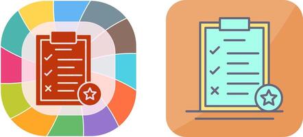 Task List Icon Design vector