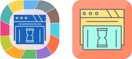 Waiting Icon Design vector