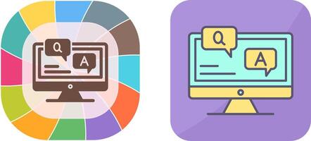 Faq Icon Design vector