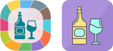 vino icono diseño vector