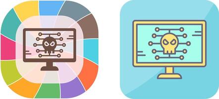 Malware Icon Design vector