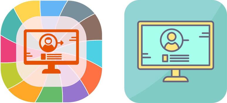 Iniciar sesión en icono diseño vector