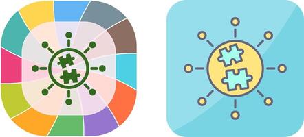 Puzzle Icon Design vector