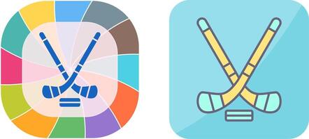 Ice Hockey Icon Design vector