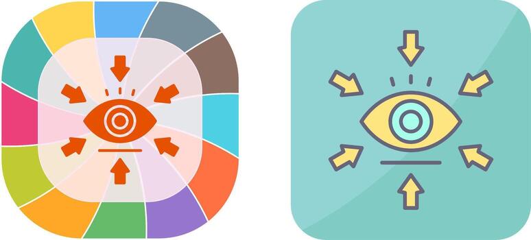 visualización icono diseño vector