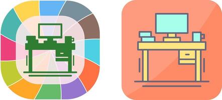 Desk Icon Design vector