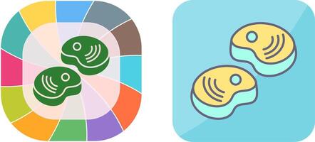 Steak Icon Design vector