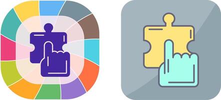 Quick Selection Icon Design vector