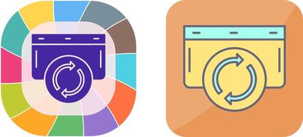 Refresh Icon Design vector