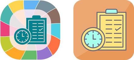 Time Planing Icon Design vector