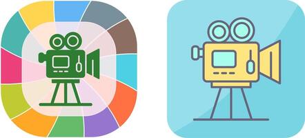 Movie camera Icon Design vector