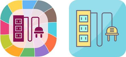 Power Socket Icon Design vector