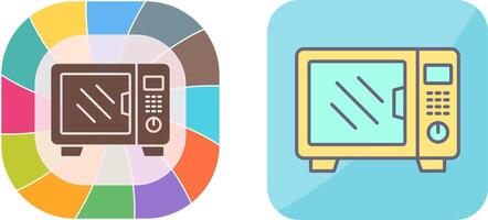 Microwave Icon Design vector