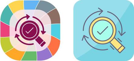 Research Icon Design vector