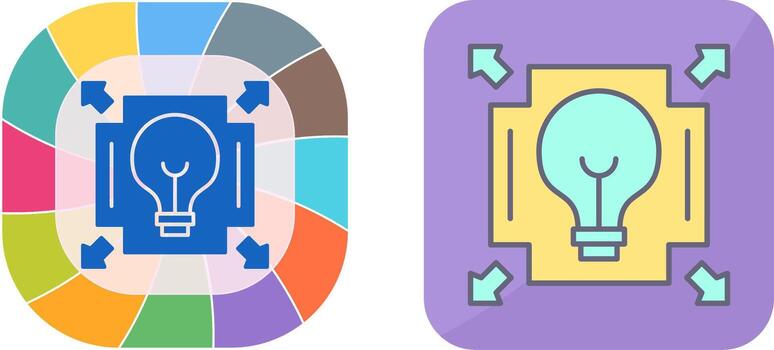 Diffusion Icon Design vector