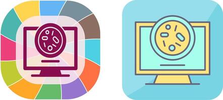 Petri Dish Icon Design vector