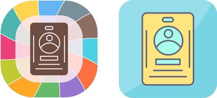 Office Card Icon Design vector