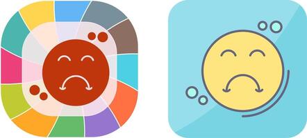 Upset Icon Design vector
