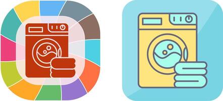 Washing Machine Icon Design vector