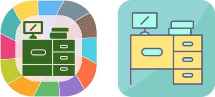 Desk Icon Design vector