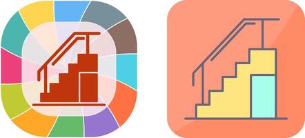 diseño de icono de escaleras vector