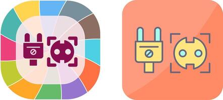 Socket Icon Design vector