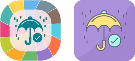 Keep Dry Icon Design vector