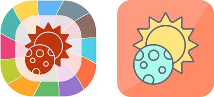 Eclipse Icon Design vector