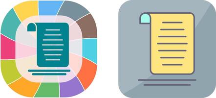 Document Icon Design vector