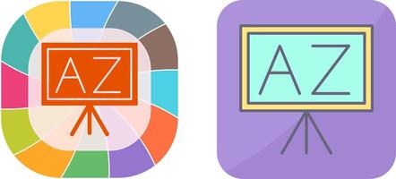 From A To Z Icon Design vector