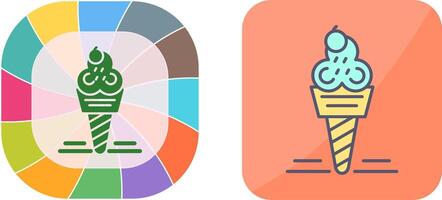 Ice Cream Icon Design vector