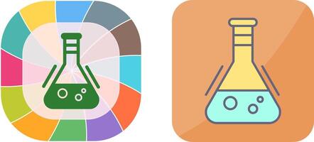 Flask Icon Design vector