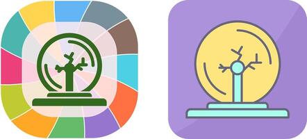 Plasma Ball Icon Design vector