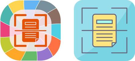 Scan Icon Design vector