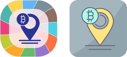 Bitcoin Placeholder Icon Design vector