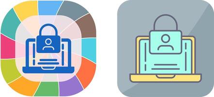 Authentication Icon Design vector