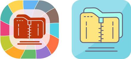 Compressed Icon Design vector