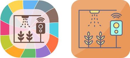 Smart Farm Icon Design vector