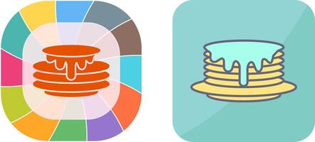 Pancake Icon Design vector