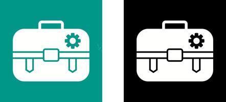 Unique Portfolio Management Icon Design vector
